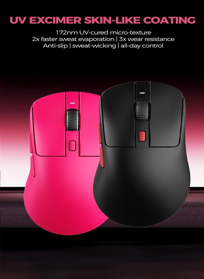 DAREU AE7 Pro Wireless Gaming Mouse with Charging Dock, 62g Right-Handed Mouse, 30K DPI Custom P3950 Sensor, 8 kHz Polling, Tri-Mode connectivity,6 Programmable Buttons - Image 2