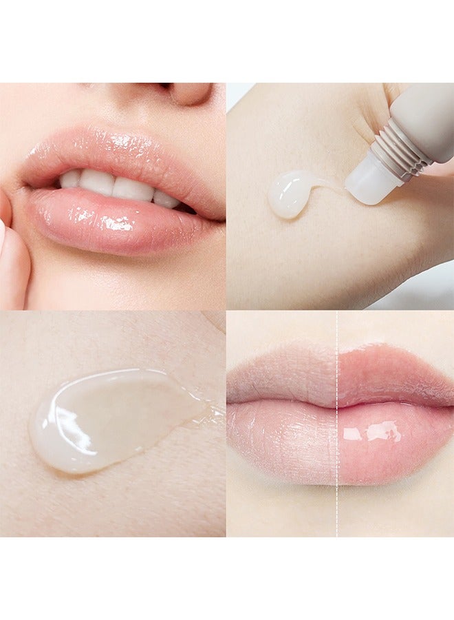 lakerain Summer Special Lip Balm Butter, Reduce Lip Lines, Soothing Moisturizing Tinted Lip Mask, Repair Dry Cracks Lip Oil - Vanilla 01(15G/0.5 OZ) - Image 3