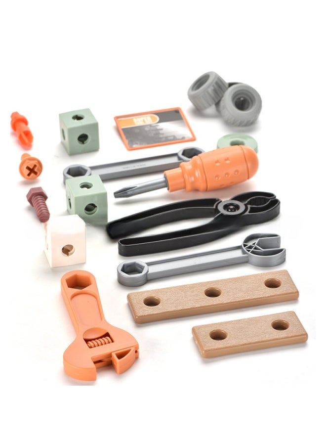 Toy/tool Toy Wooden Hammer Nails Set For Kids - Educational Fun Playtime-Color:ST9908 DIY Puzzle Simulation Tool 120PCs - Image 4