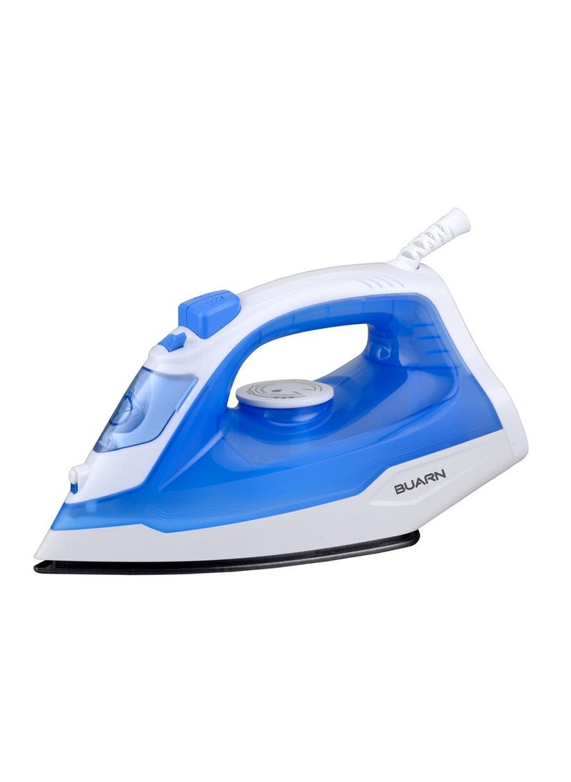 BUARN PROFESSIONAL Buarn Professional 1800W Steam Iron – NI-F189B with Adjustable Thermostat, 380ml Water Tank, Copper Power Cord, and Multi-Function (Dry, Spray, Steam, Burst Steam, Self-Clean)  - Image 1