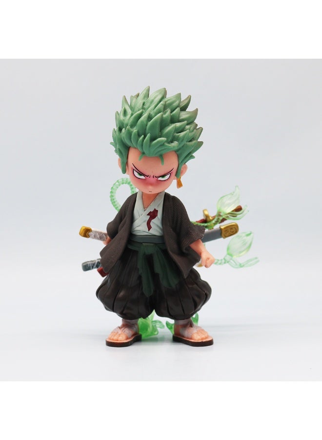 هالامودو صورة واحدة باردة ف نسخة من زورو Roronoa 15cm شخصيات الرسوم المتحركة ، ودينامية سطح المكتب الديكور - Image 2