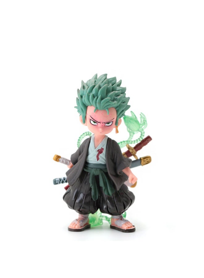 هالامودو صورة واحدة باردة ف نسخة من زورو Roronoa 15cm شخصيات الرسوم المتحركة ، ودينامية سطح المكتب الديكور - Image 1