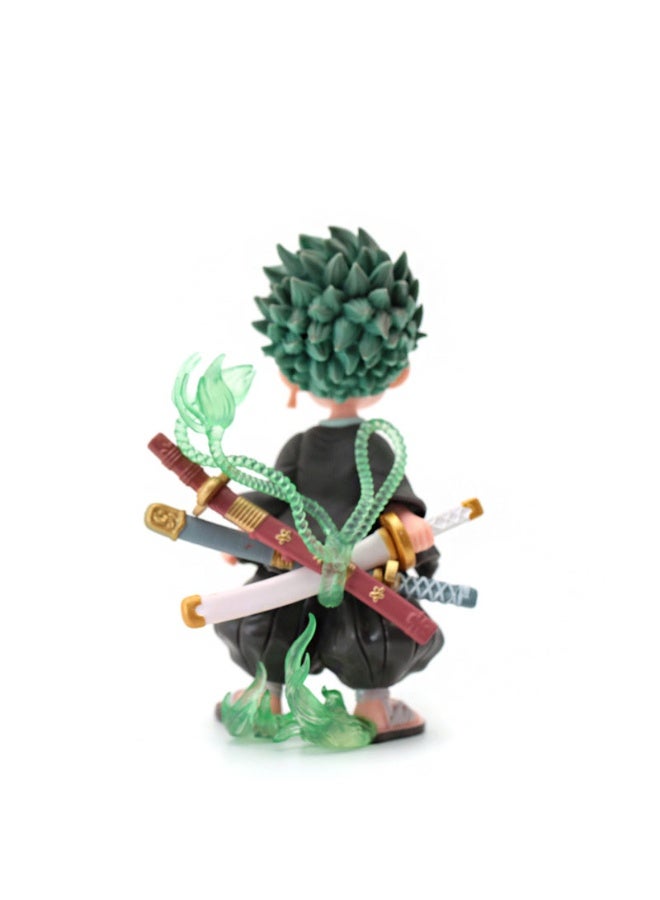 هالامودو صورة واحدة باردة ف نسخة من زورو Roronoa 15cm شخصيات الرسوم المتحركة ، ودينامية سطح المكتب الديكور - Image 4