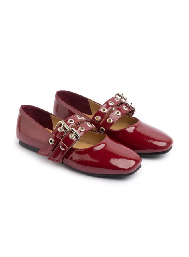 TGS Double Belt Flat Mary Janes - Image 2