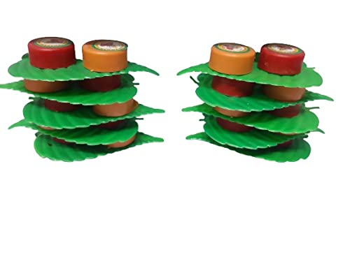 advancedestore kumkum powder betal Leaf model Set Small (7.5 cm x 4 cm) (pack of 10) - Image 2