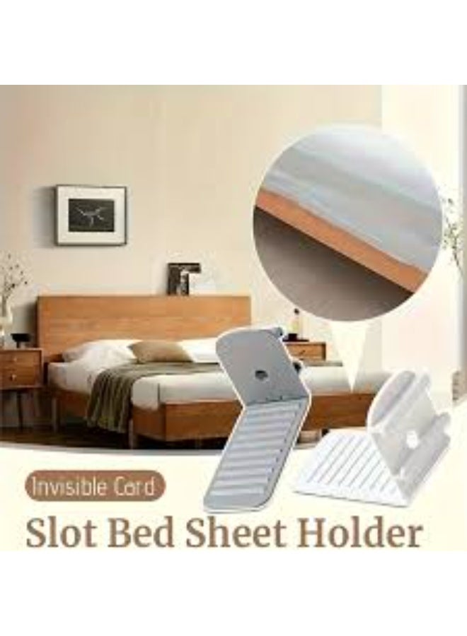 The foldable sheet fastener features a non-slip design to ensure a perfectly snug and organized sheet without having to lift the entire mattress each time. - Image 3