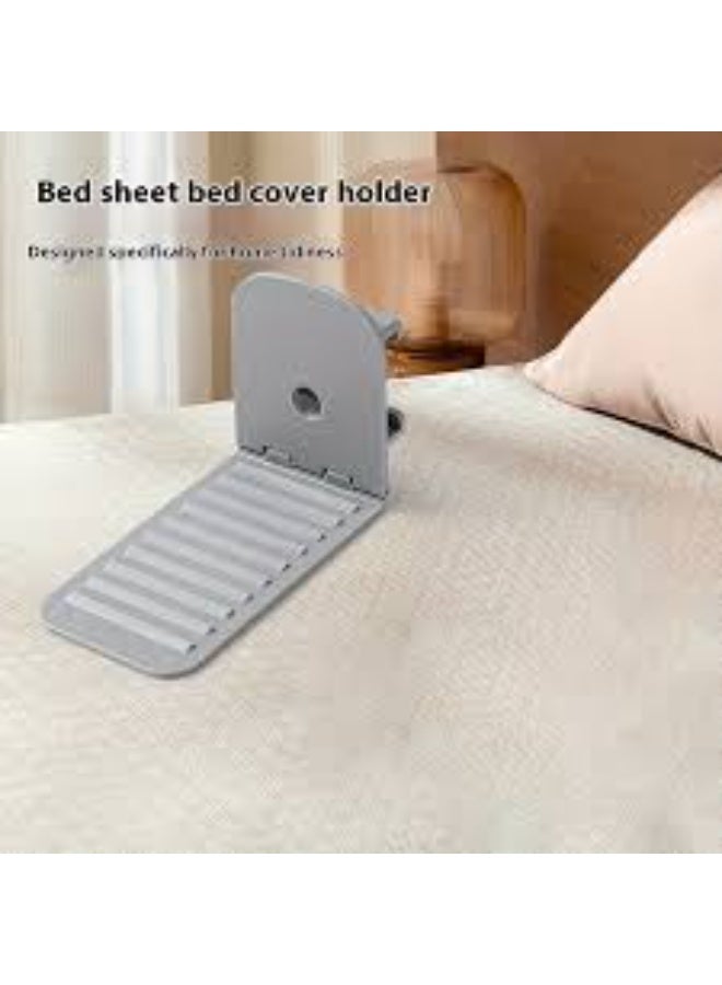 The foldable sheet fastener features a non-slip design to ensure a perfectly snug and organized sheet without having to lift the entire mattress each time. - Image 2