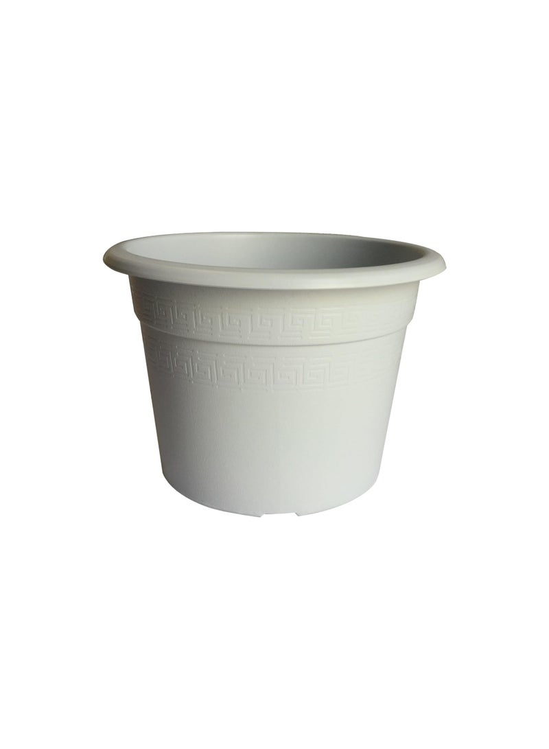 أيدل وعاء زهور داخلي إيدل إترسكو - مزهرية بلاستيكية حديثة لتزيين المنزل والمكتب - خفيفة الوزن ومتينة - متاحة بأحجام 15 لتر و7.5 لتر و4 لتر - مصنوعة في إيطاليا - بواسطة إيدل - Image 1