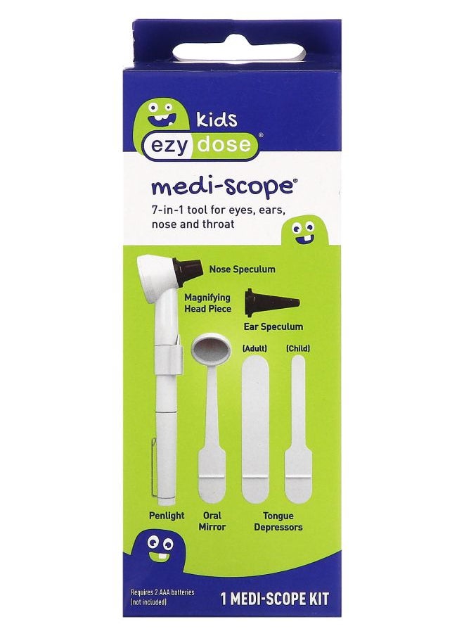 Ezy Dose - Kids MediScope 7in1 Tool For Eyes Ears Nose and Throat  7 Piece Kit - Image 1
