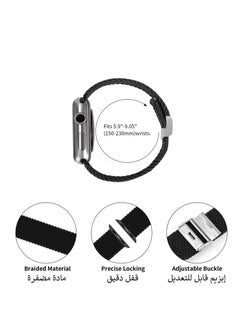 INFOSUN Watch Band for Apple Watch 42mm 44mm 45mm 49mm Strap, Adjustable Braided Women Men Replacement Bands Stretchable Elastic Sport Wristband for Watch Ultra Series 8 7 6 SE 5 4 3 2 1,Black - pzsku/ZF1FB8A12C83917BC854AZ/45/_/1690447598/d9270361-54b1-4e06-aa62-d98db3a643e6