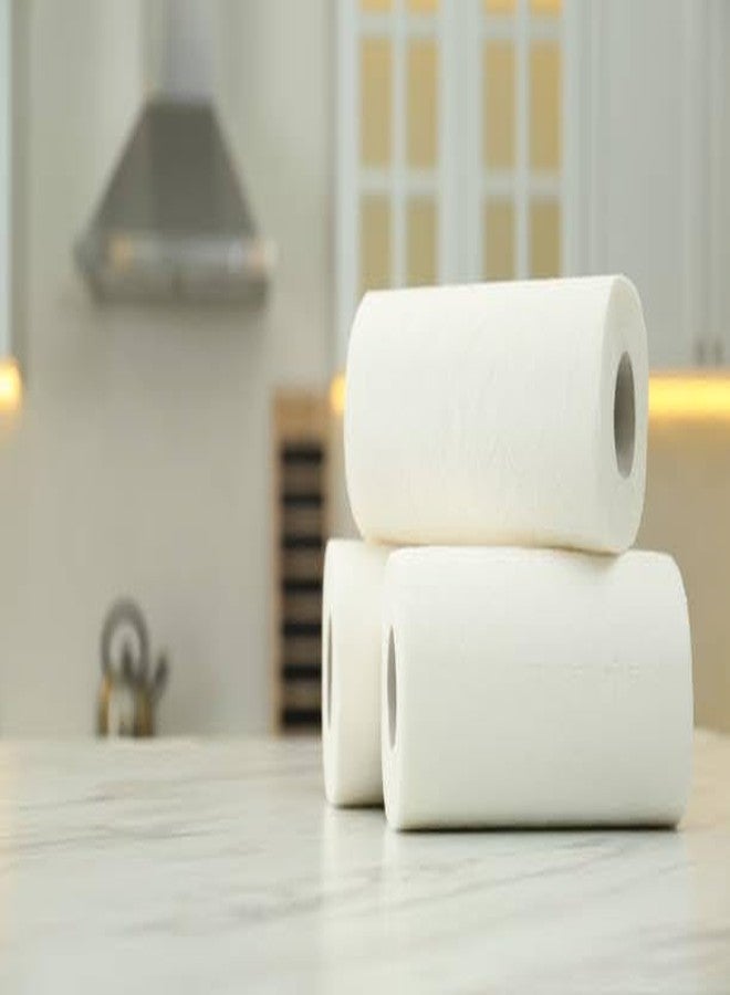 Swankk 2 Ply Kitchen Paper Tissue Roll | Super Absorbent & Durable | 100 Pulls Per Roll, 200 Pulls (Pack of 1, 2 Rolls, Regular) - Image 4