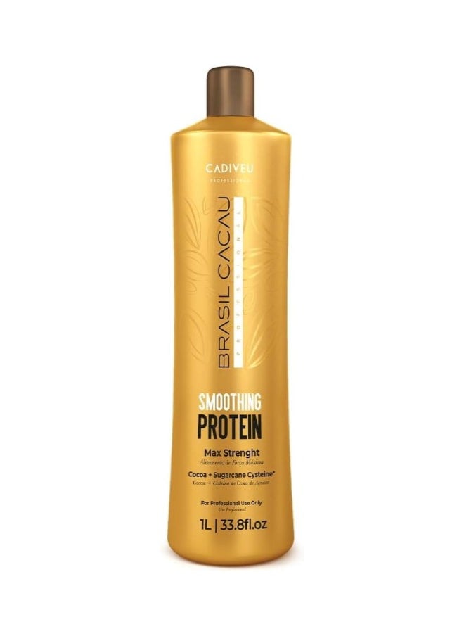 Brasil Cacau Brasil Cacau Smoothing Protein Set 1000ml x 3 – Complete Anti-Frizz Keratin Treatment with Anti-Residue Shampoo, Smoothing Protein & Deep Conditioning Mask  - Image 2