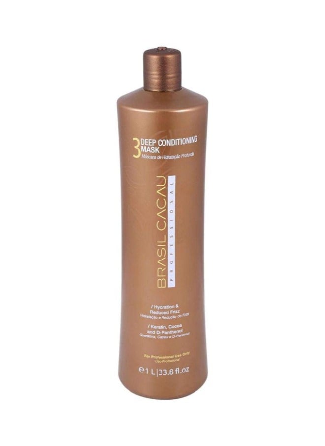 Brasil Cacau Brasil Cacau Smoothing Protein Set 1000ml x 3 – Complete Anti-Frizz Keratin Treatment with Anti-Residue Shampoo, Smoothing Protein & Deep Conditioning Mask  - Image 3