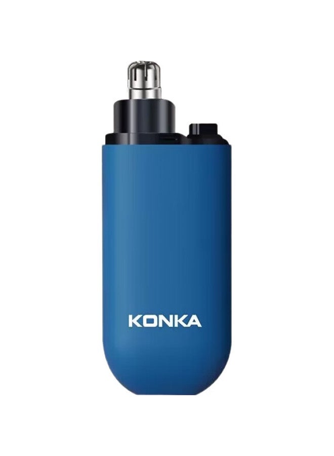 KONKA Electric Nose Hair Trimmer For Men, Mini Portable Nose Hair Clipper, Low-Noise Nose Hair Shaver, Fast Charging, Long-Lasting Battery Life, Round Arc Blade Head, Gentle On Nasal Cavity, Holiday Gift - Image 2