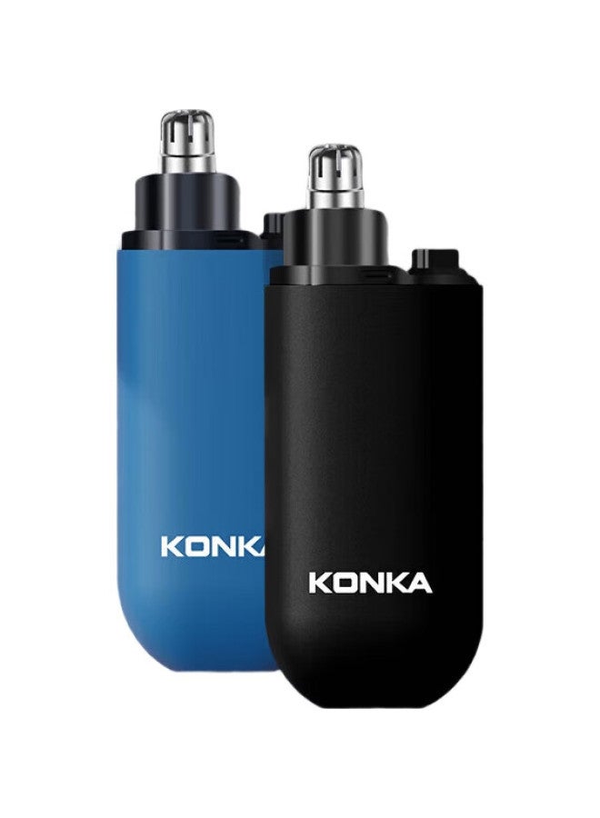 KONKA Electric Nose Hair Trimmer For Men, Mini Portable Nose Hair Clipper, Low-Noise Nose Hair Shaver, Fast Charging, Long-Lasting Battery Life, Round Arc Blade Head, Gentle On Nasal Cavity, Holiday Gift - Image 1