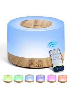 Home Care Essential Oil Aroma Diffuser 700ml, Upgraded Aromatherapy Diffuser with 4 Timer and 7 Color Lights, Cool Mist Humidifier with Auto Shut-off Function, Diffuser for Home Bedroom Office  - Image 1