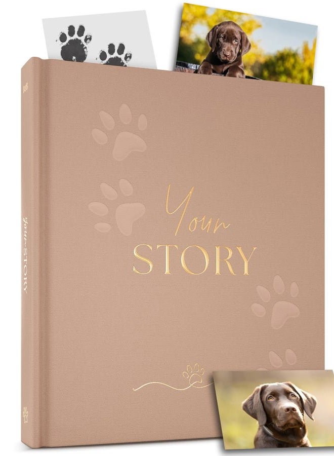 Bibi & Beau Dog Memory Book Keepsake Photo Album - Gifts For New Puppy Owners Dog Lovers - Memorial Gift For Dog Mom and Dad - Image 1