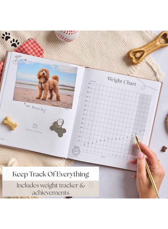 Bibi & Beau Dog Memory Book Keepsake Photo Album - Gifts For New Puppy Owners Dog Lovers - Memorial Gift For Dog Mom and Dad - Image 3