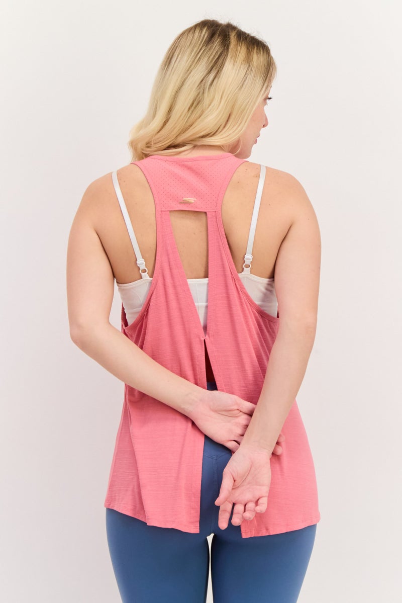 SKECHERS Women Sportswear Fit Sleeveless Outdoor Tank Top, Pink - Image 3