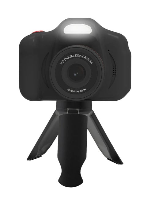 Digital Camera for Kids with Dual Lens and Selfie Camera / Built-in Games / Photo & Video Filters - Black
