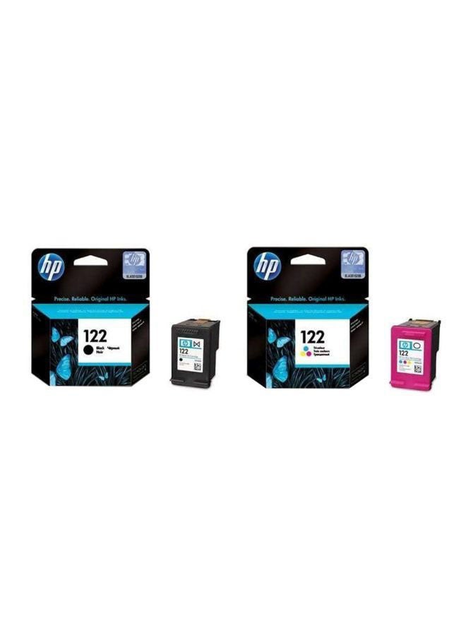 HP طقم خراطيش حبر 122 مكون من قطعتين متعدد الألوان - Image 1