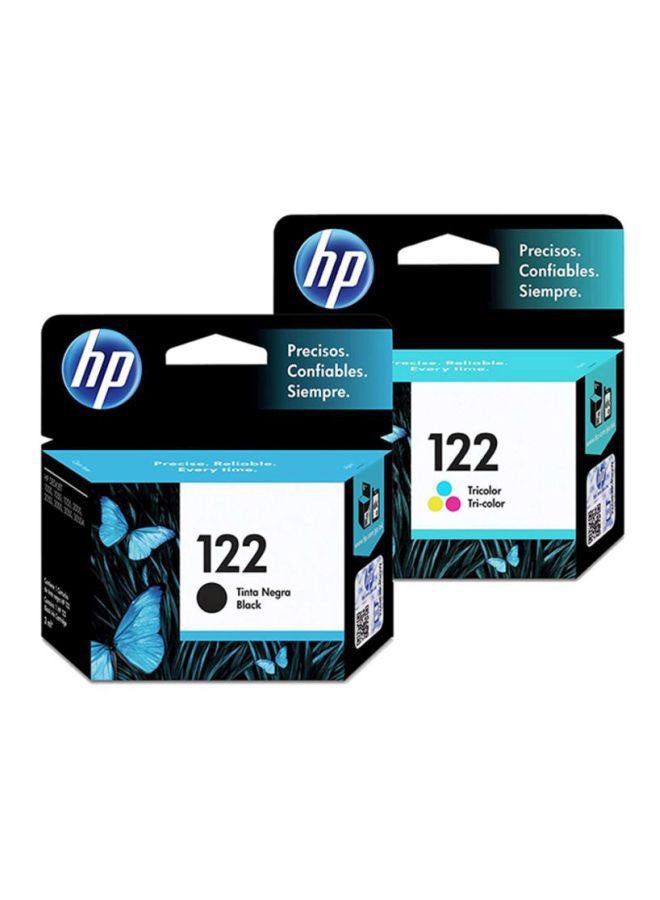 HP طقم خراطيش حبر 122 مكون من قطعتين متعدد الألوان - Image 4