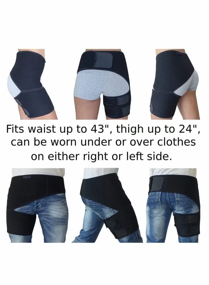 دعامة الورك، دعامة لتخفيف آلام عرق النسا، دعامات الفخذ، دعامة ضغط لأوتار الركبة لتخفيف آلام عرق النسا - Image 4