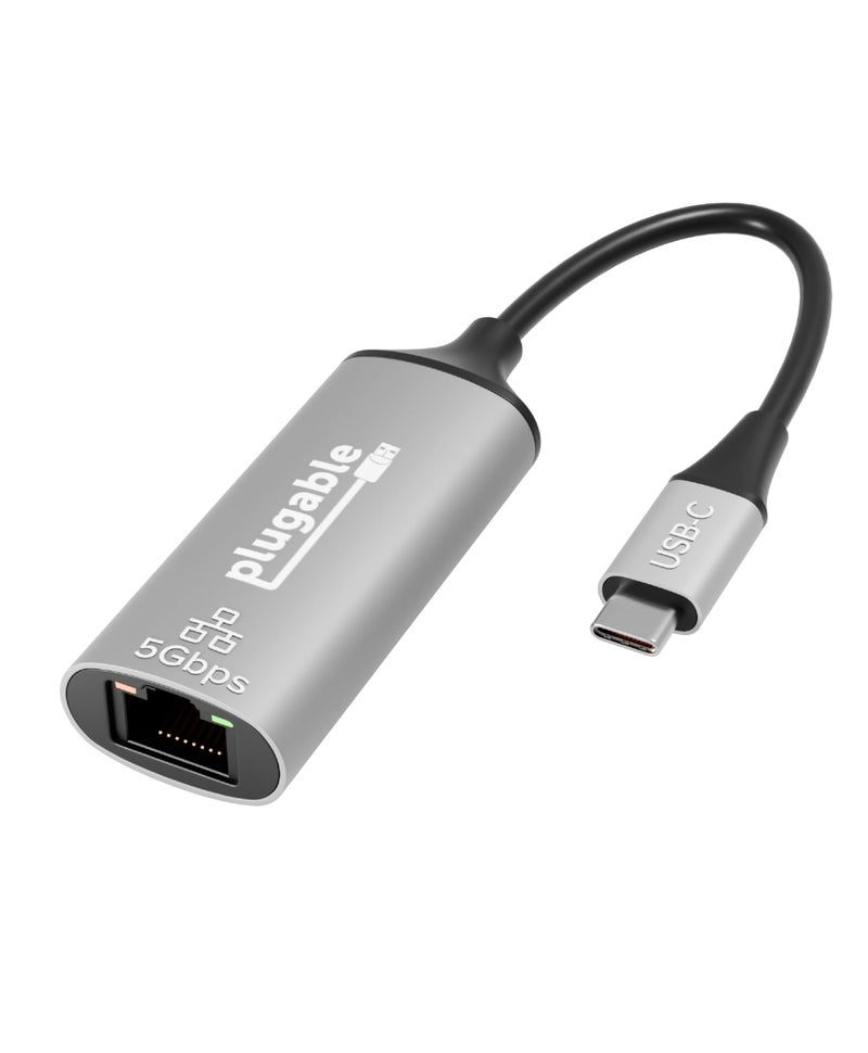 Plugable 5Gbps USBC to Ethernet Adapter Upgrade USBC Devices Without Ethernet to UltraFast Stable Wired Networking 5X Faster Than Gigabit PlugandPlay Realtek RTL8157 WindowsmacOSChromeOS - Image 2