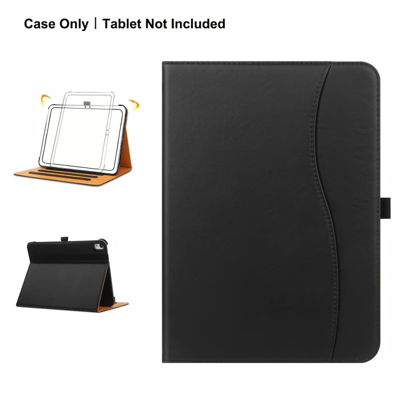 Brown Rotating Case With Pen Holder For iPad A16 Auto Wake Sleep - Image 1