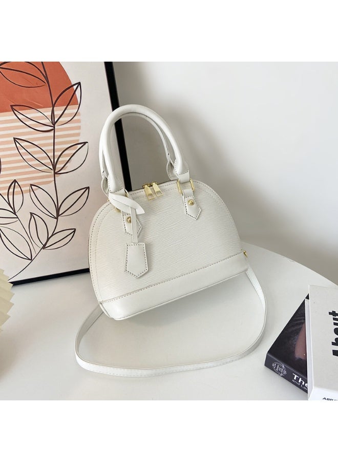 New Fashion Women’s Crossbody Bag, Toothpick Pattern Shell Bag, Large Capacity Shoulder Bag
