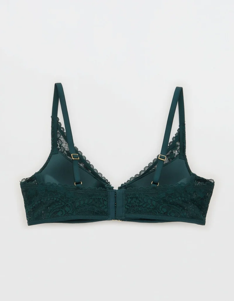 Aerie  Aerie Real Power Plunge Push Up Paisley Lace Bra for Women | Best Price UAE