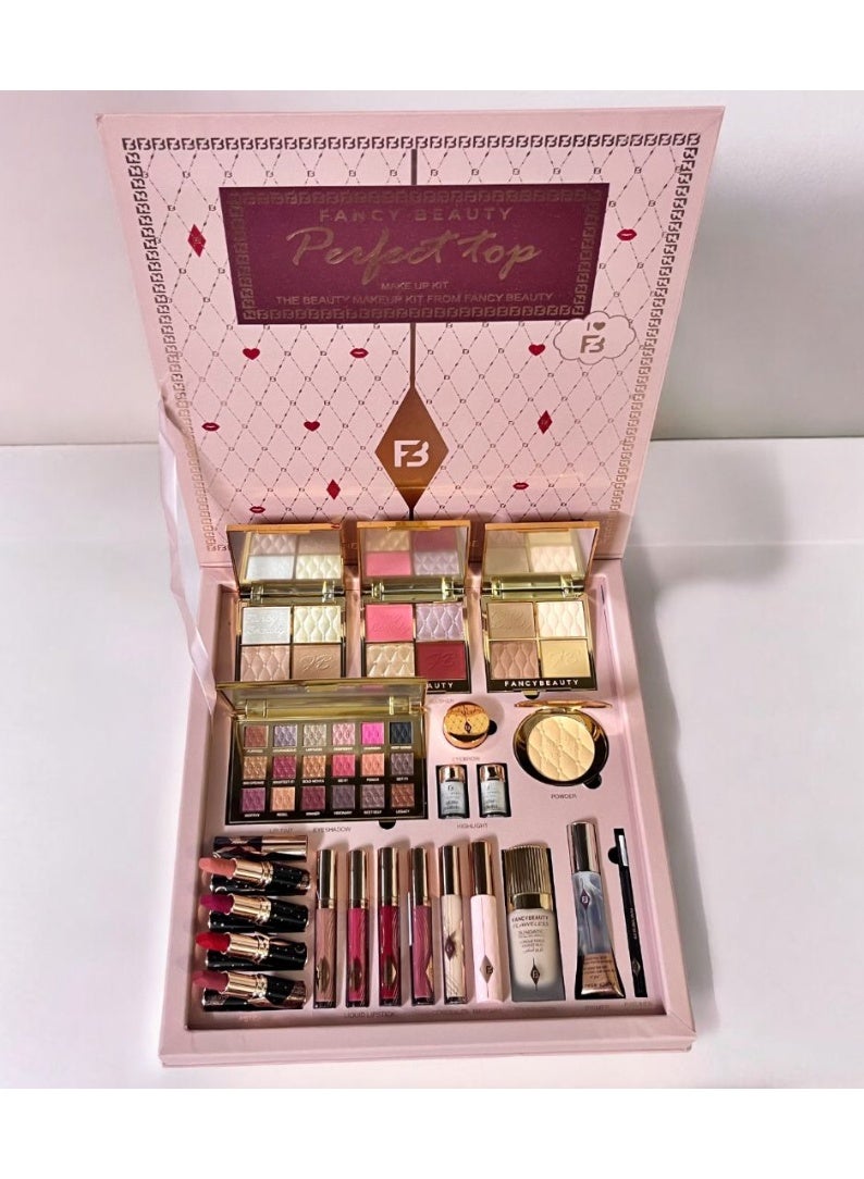 فنسي بيوتي بوكس مكياج متكامل 23 قطعة يجمع كل ما تحتاجينه - Image 2