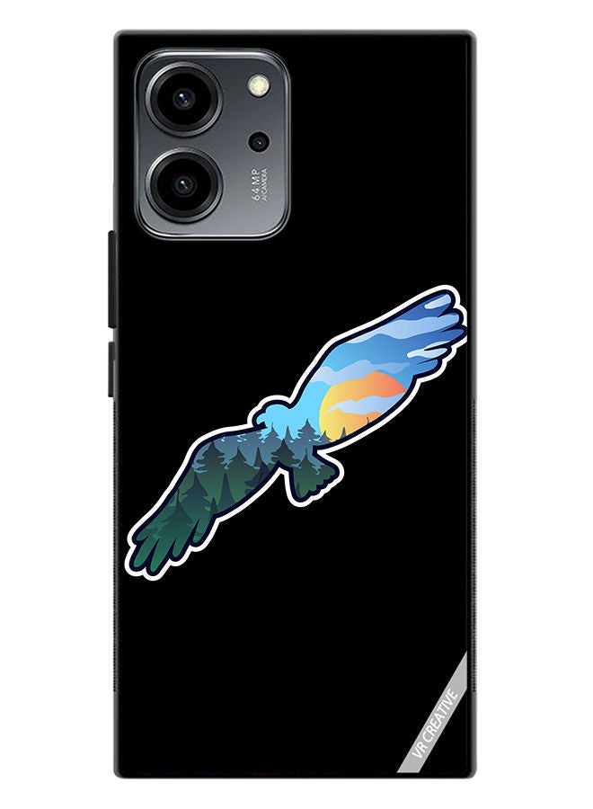 VR CREATIVE Protective Case Cover For Honor 80 SE Wild Eagle Design Multicolour - Image 1