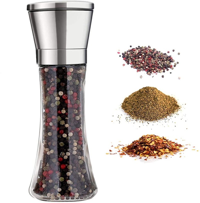 Catron Salt and Pepper Grinder Stainless Steel Spice Pepper Mill with Strong Adjustable Ceramic Grinder Kitchen Cooking Tools - Image 2