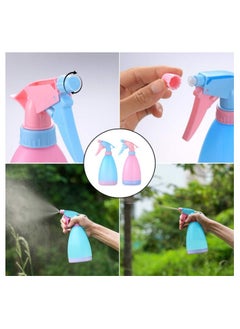 Generic "Large Water Spray Bottle 500ml - Plastic Water Spray Bottle for Plants and Cleaning Gardening, Nano Fine Mist Continuous Spray, Reusable Beauty Spray Bottle, Plastic Watering, and Hair Spray for Hair Styling, Multiple Colors (Comes in Random Colors)"  - Image 3