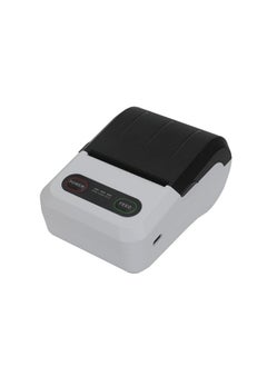 BT-583 58mm USB-C/Type-C + Bluetooth Portable Thermal Printer, Specification:EU Plug(Black White)