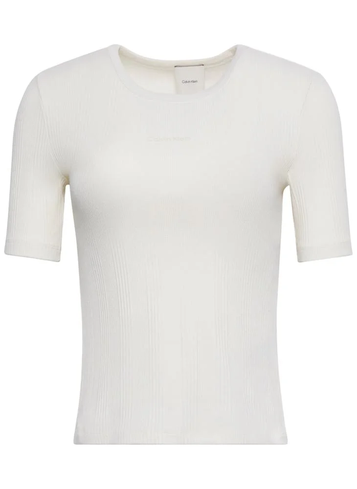 CALVIN KLEIN  Logo Varigated Rib Nano Tank for Women | Best Price UAE