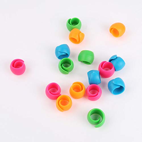 Miamay Thread Spool Savers Huggers Avoid Loose Ends or Thread Tails Prevent Thread Tails from Unwinding No Loose Ends for Sewing Thread Spools (16 Pieces) - Image 1