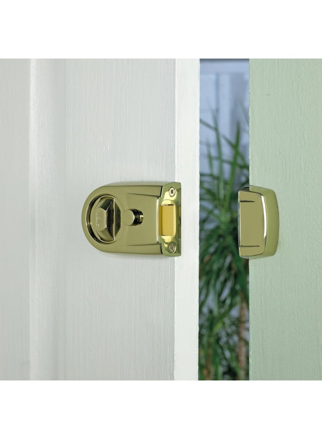 ييل أبواب - P-Y3-BLX-PB-60 - قفل ليلي معاصر - 60 مم - طلاء نحاسي - أمان قياسي - Image 3