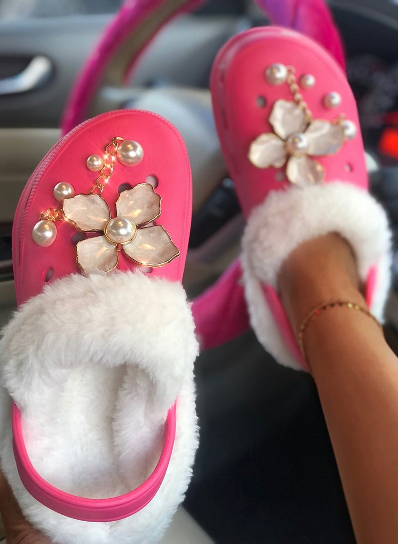 Excefore Shoe Decoration Charms Crocs Accessories for Shoes Shoe Charms ​PVC Crystal Sparkly Bracelet Wristband for Women Girl Nurse Buckle Party Favors Birthday Gifts - Image 4