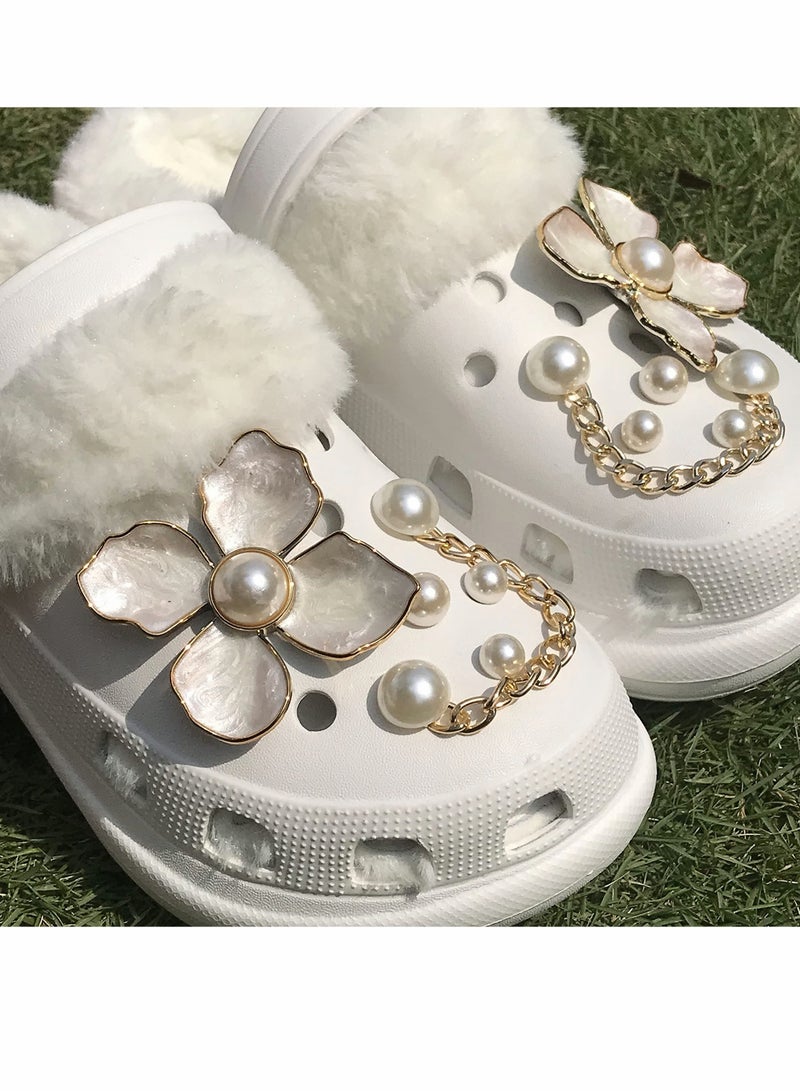 Excefore Shoe Decoration Charms Crocs Accessories for Shoes Shoe Charms ​PVC Crystal Sparkly Bracelet Wristband for Women Girl Nurse Buckle Party Favors Birthday Gifts - Image 3