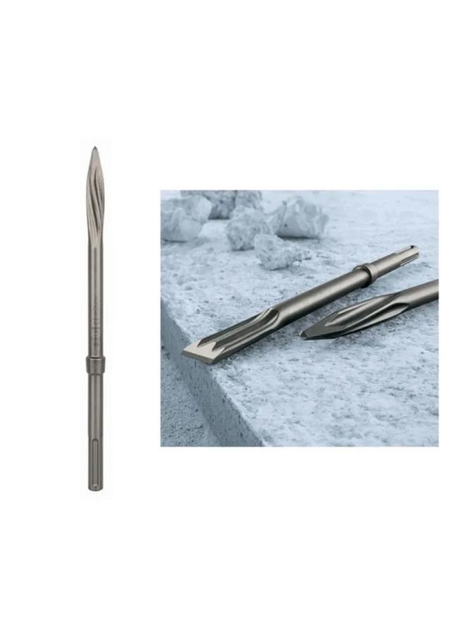 SDS Max R-Tec Pointed Concrete Chisel Grey 400mm JE2 608 690 167