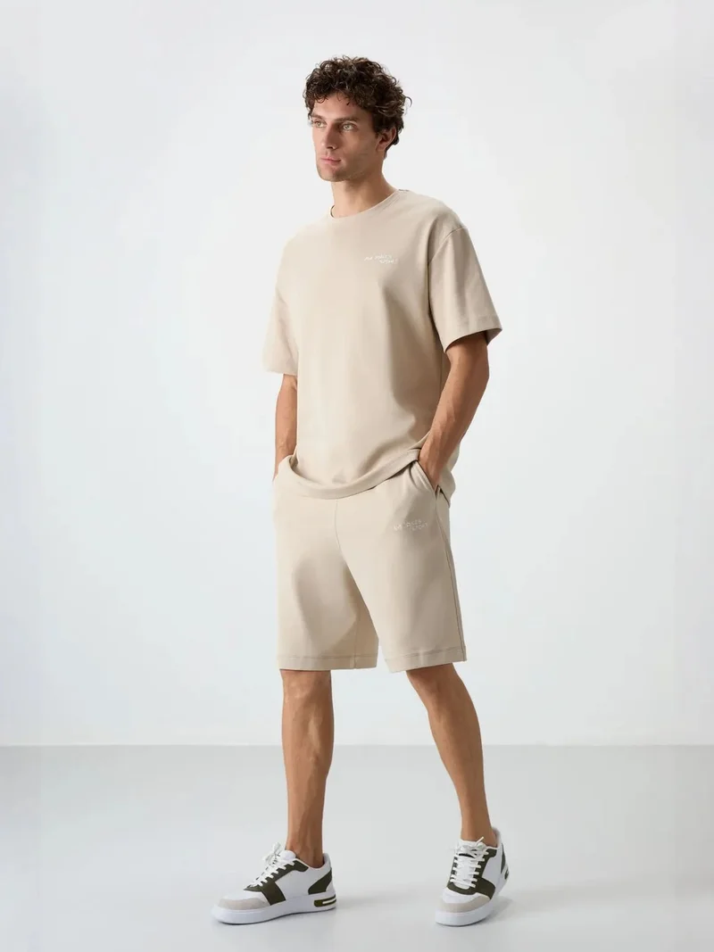 TOMMYLIFE TOMMY Oversized Short-Sleeve T-Shirt And Shorts Set