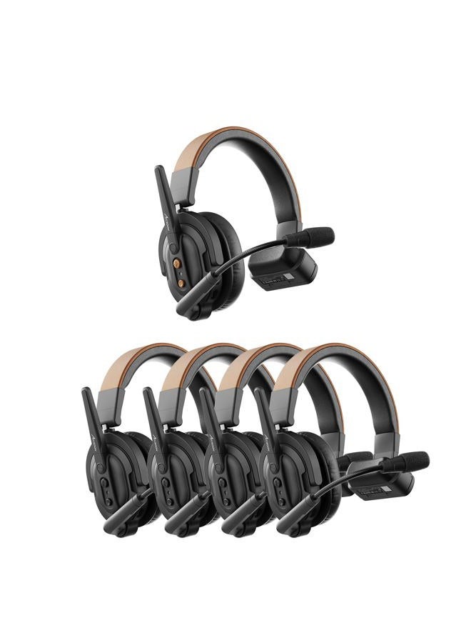 Accsoon Como SE 1H4R Kit (1 H + 4 R) - Includes ONE Host Headset and Four Remote Headsets - Ergonomic Design - 400 Meter Range - Image 3