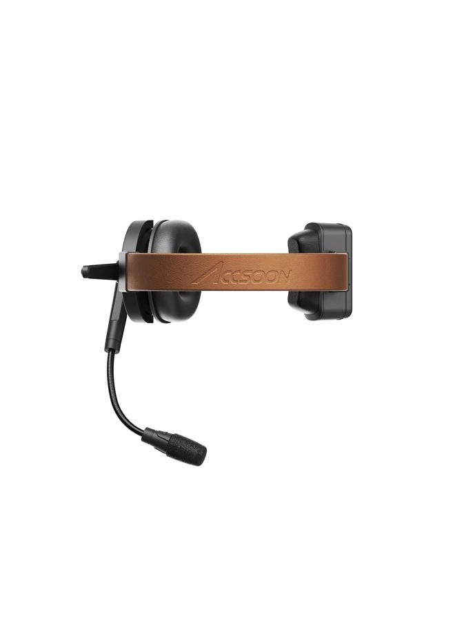 Accsoon Como SE 1H4R Kit (1 H + 4 R) - Includes ONE Host Headset and Four Remote Headsets - Ergonomic Design - 400 Meter Range - Image 4