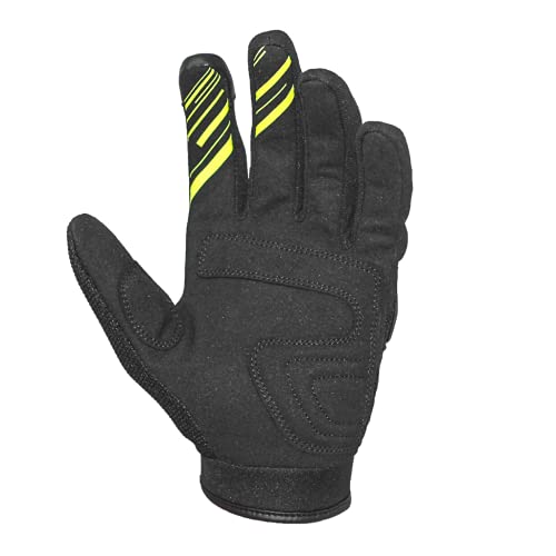 Raida Avantur MX Motorcycle Gloves | Touch Screen Compatible | Vegan Friendly | Daily Commute Gloves (S, HiViz) - Image 4
