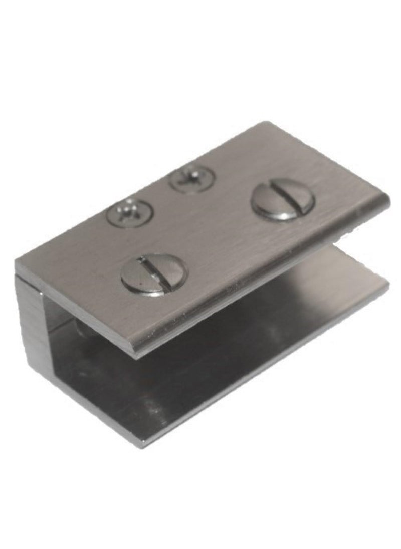 RISEOM RiseOm RectangularShape Glass Clip Clamp BracketU Bracket of Brass Pack of 4 for 8mm Glass  - Image 3