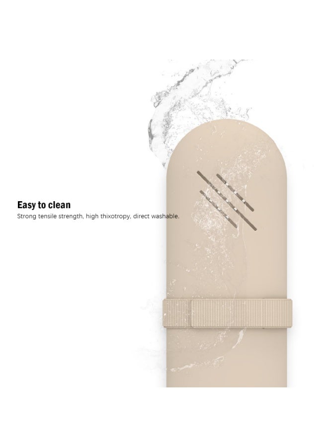 Travel Makeup Brush Holder,Make Up Organizer Bag Case,Cosmetic pouch,Toiletry Organizer,Silicon Small Makeup Brush Purse - Image 3