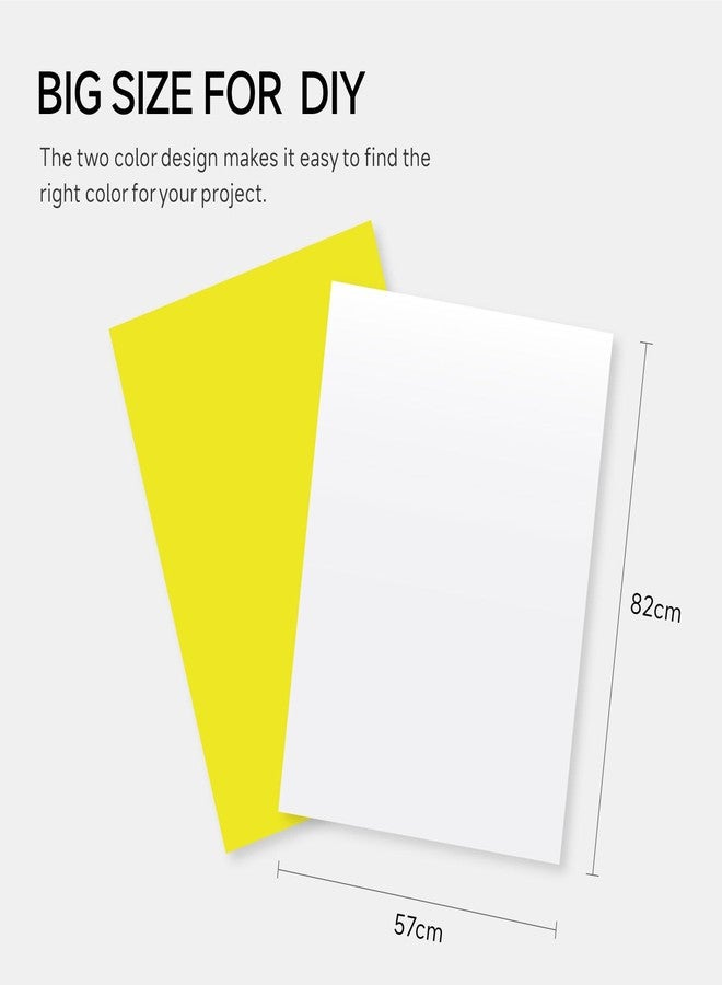 Kearing Dressmakers Tracing Paper Yellow/White Double-Faced Tracing Paper 82x57cm(32" x 22") - Image 2