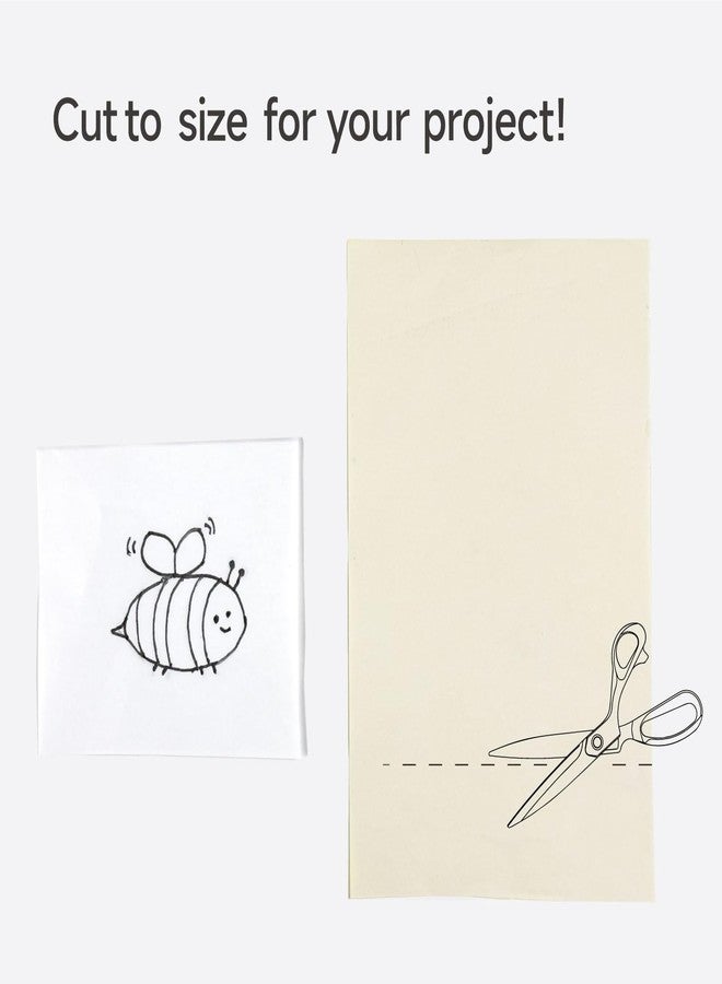 Kearing Dressmakers Tracing Paper Yellow/White Double-Faced Tracing Paper 82x57cm(32" x 22") - Image 4